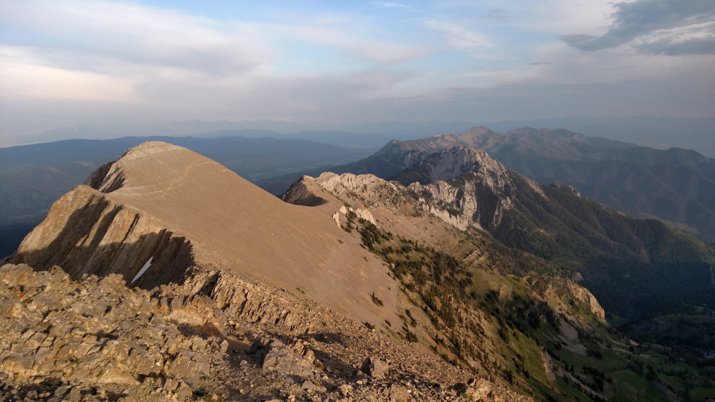 The southern Bridgers as seen from the summit. Naya Nuki, to the left, can also be bagged if you have enough time but beware, it’s much farther than it looks.