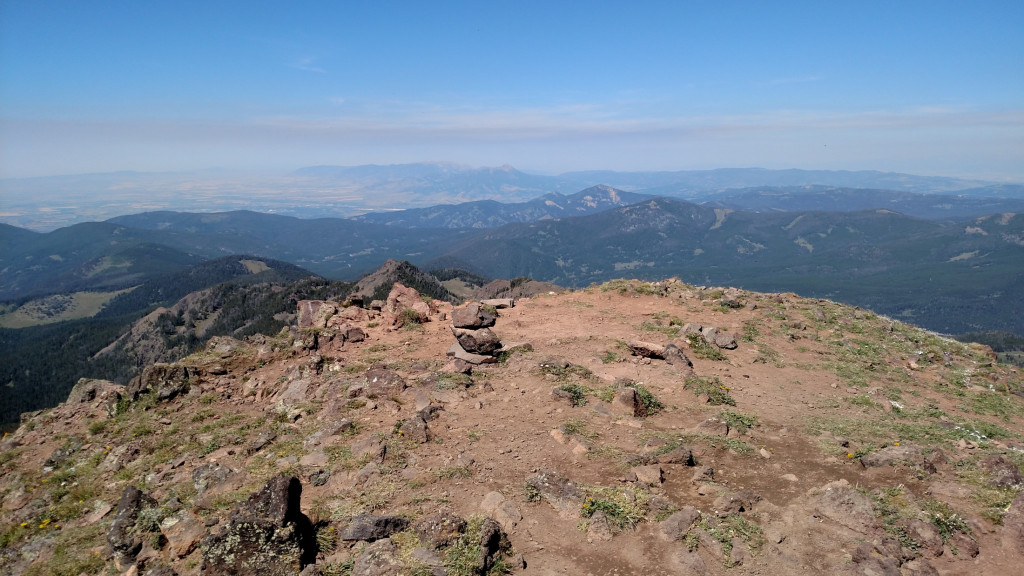 Looking north towards Bozeman.