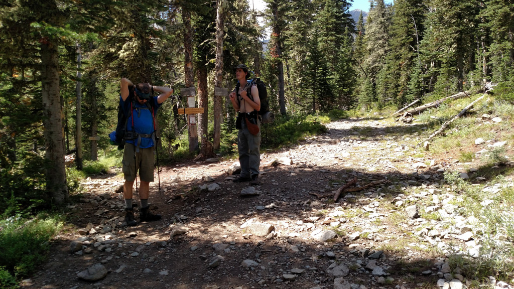 Intersection with Blue Lake Trail.