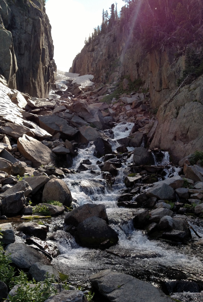 First close-up view of the gorge.