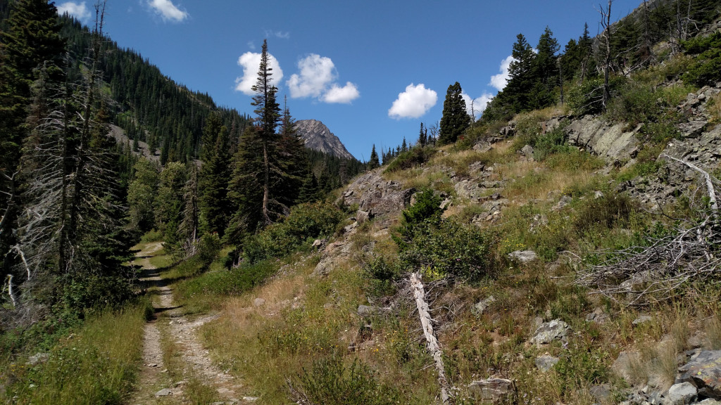 Granite Peak. Granite Lake is at its base.