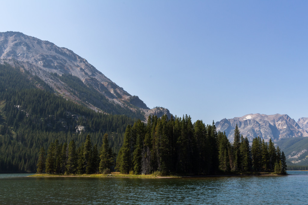 The Island Lake island.