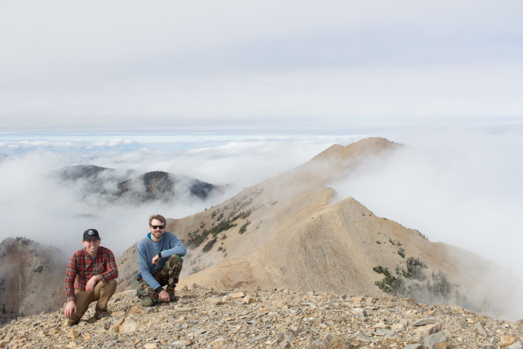 Looking north from the summit of Pomp. Hardscrabble is the furthest peak back.