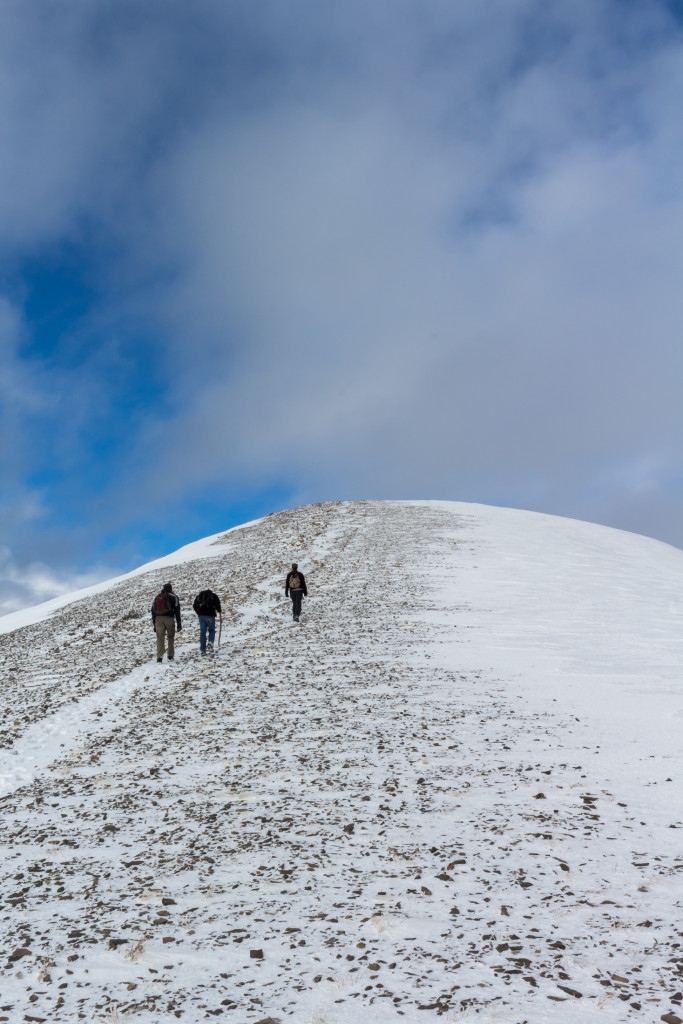 The final ascent.