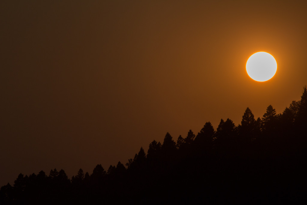 Sunset from the overlook.