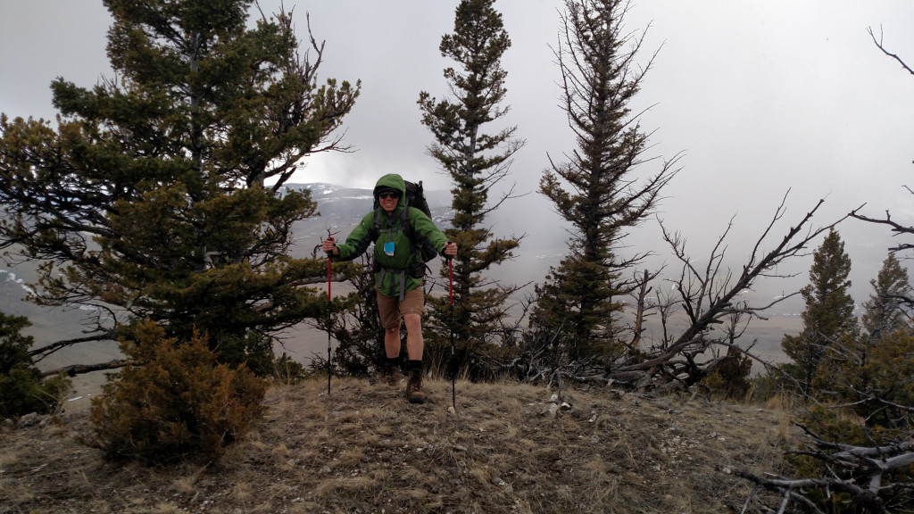 Things got blustery for a bit. West Pine in the background.