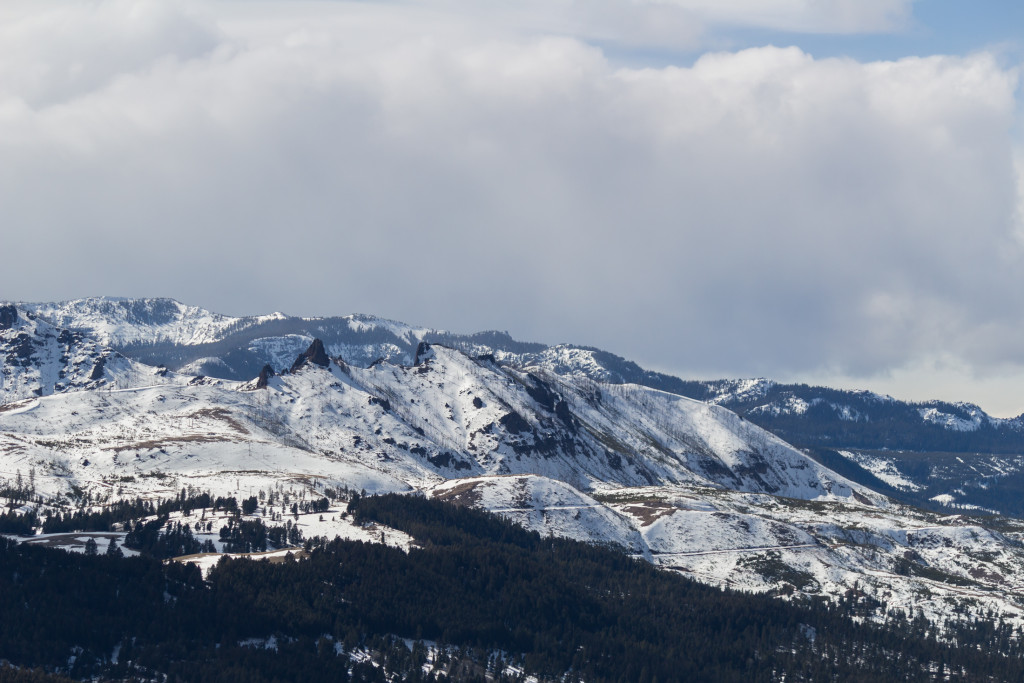 Closeup of Chimney Rock.