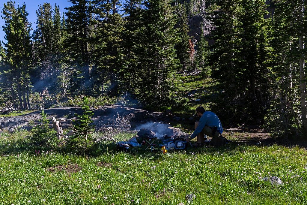 Our campsite.