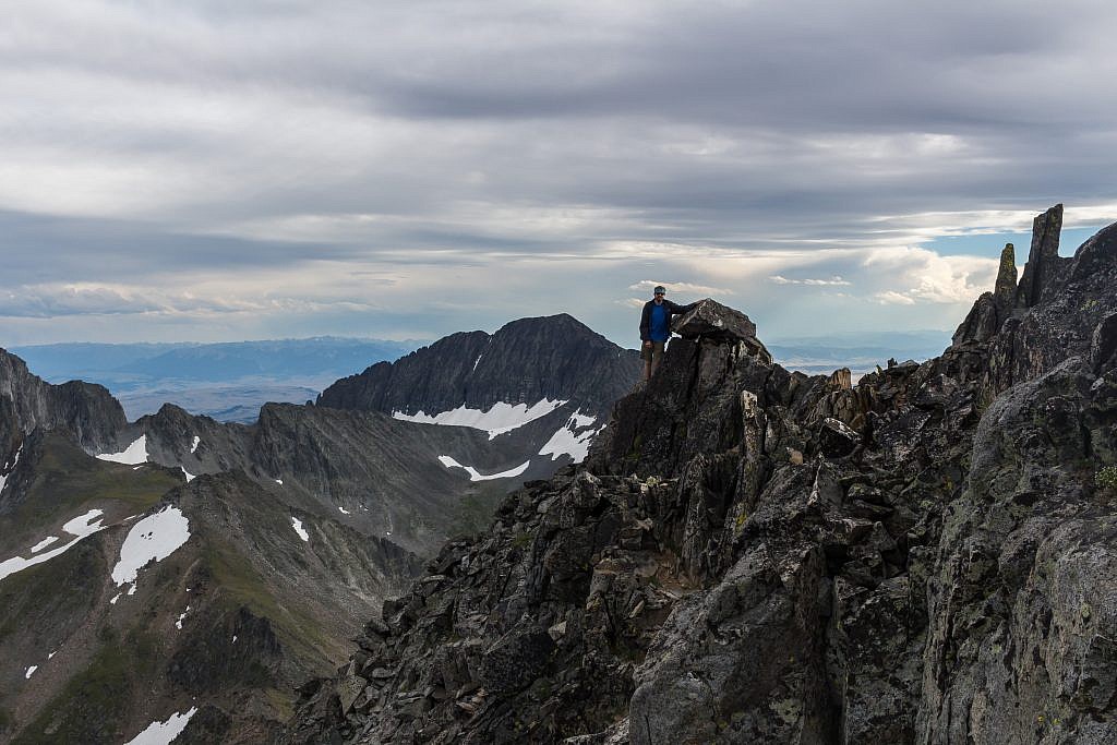 It turns out some serious scrambling is required to ascend this thing.