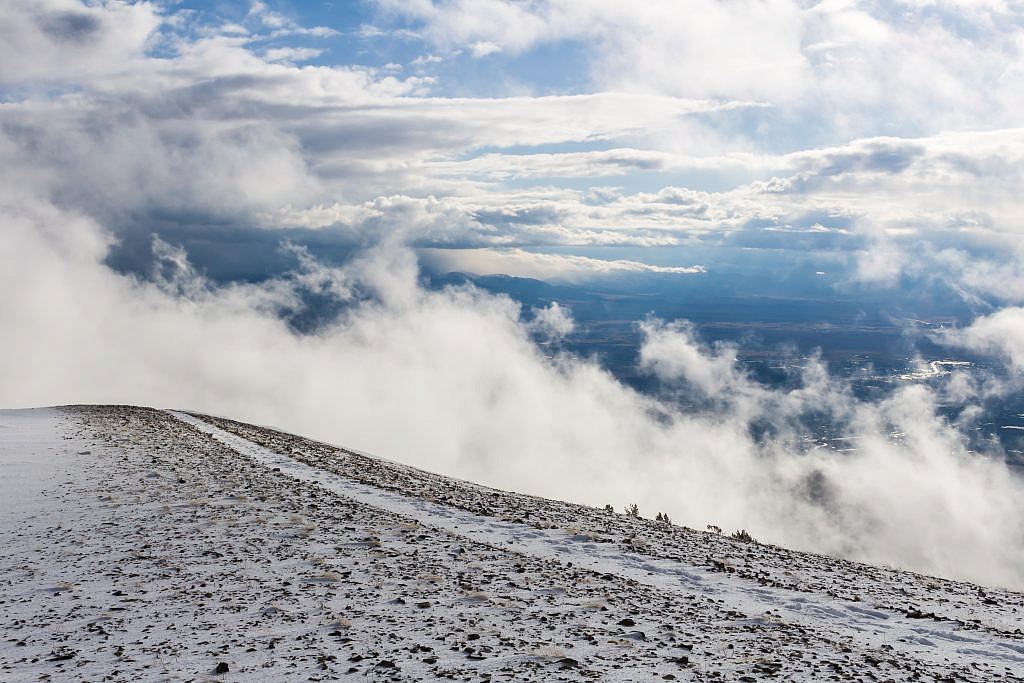 Quick shot from the final false summit.