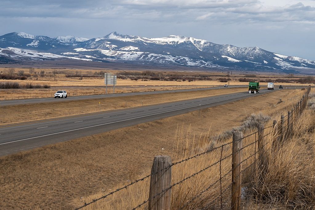 While most people wouldn’t have any idea where Mount Powell (center left) is located, anyone who’s driven between Bozeman and Missoula along I-90 has undoubtedly laid eyes on the peak. It towers overhead Deer Lodge Valley through which I-90 winds. If you’re heading north along I-90 you’re treated to great views of Powell, Deer Lodge Mountain (center right) and the rest of the Flint Creek Range.