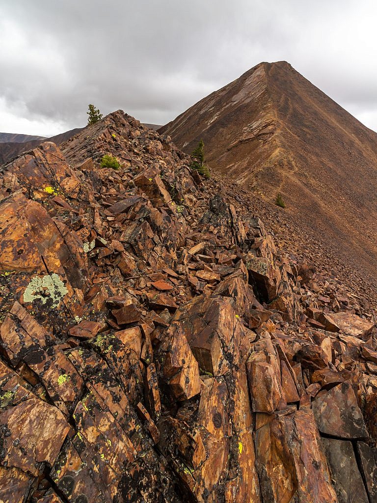 Approaching Monument Peak.