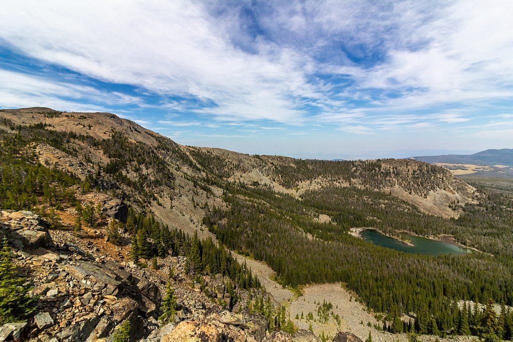 Hidden Lake. Elkhorn Peak on the left.