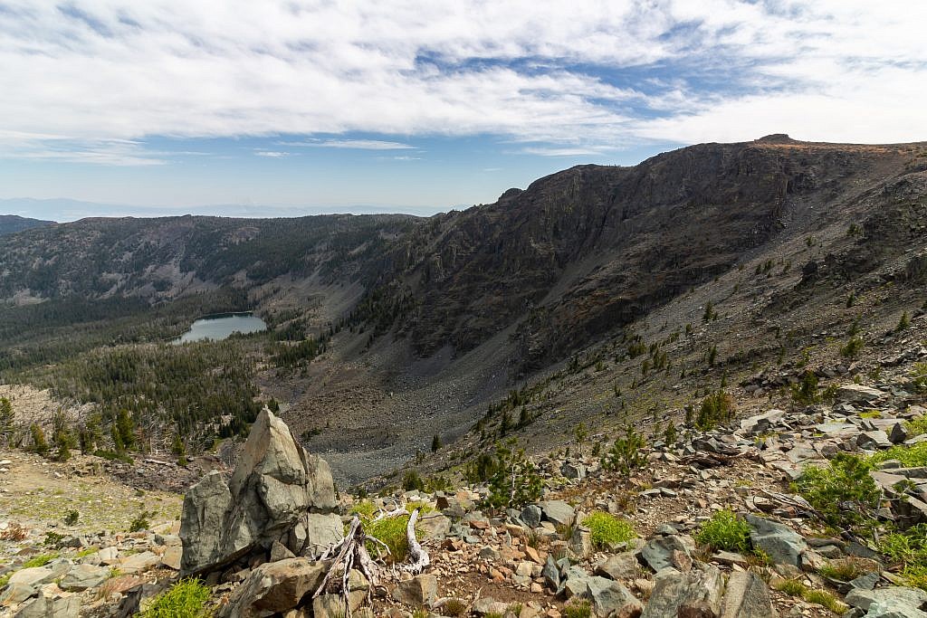 Glenwood Lake. I took a slight detour to visit the rock outcropping on the far right.