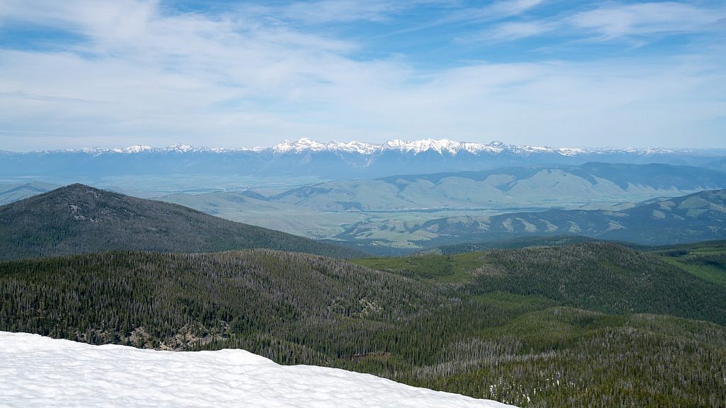 Looking east towards the Mission Mountains.