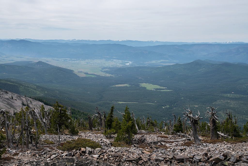 Looking south towards Plains, MT.