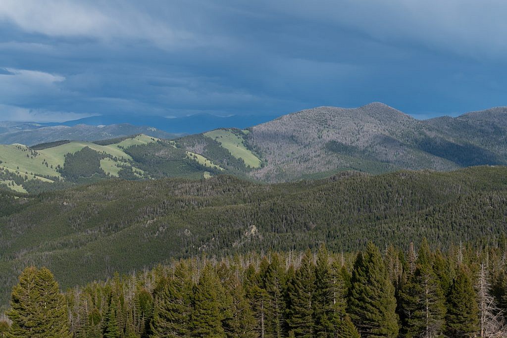 Looking east from the top of MacDonald Pass.