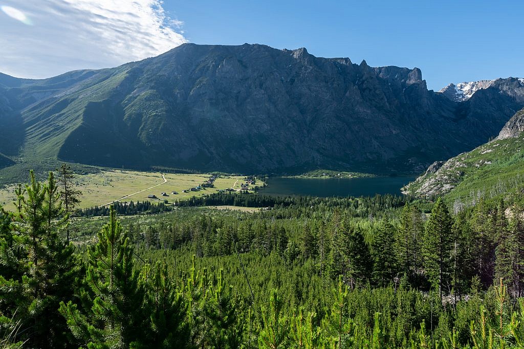 East Rosebud Lake.