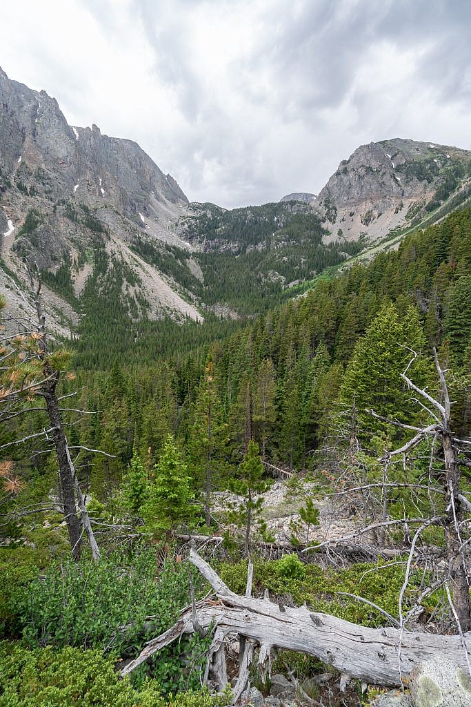 Luckily we made it a good way down the plateau before the sky darkened and storms rolled in.